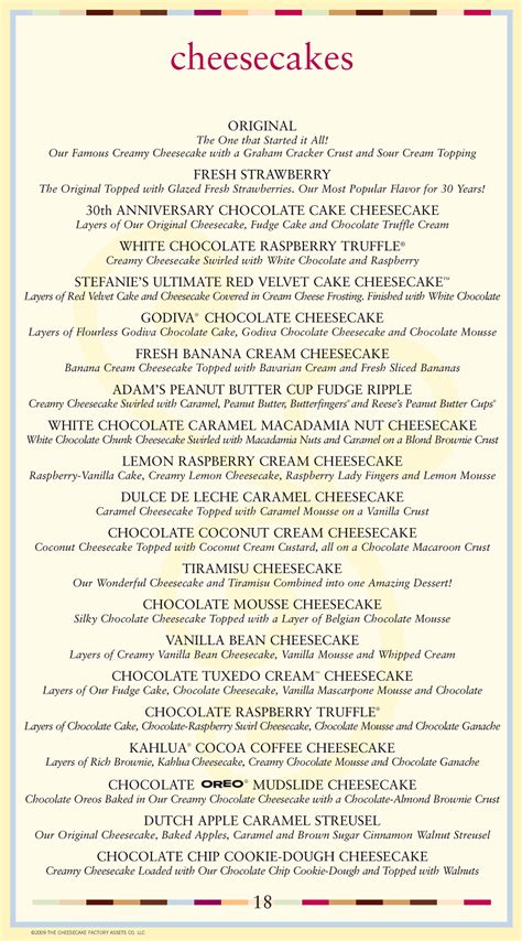 amosami cheesecake company menu|cheesecake factory near me 3.